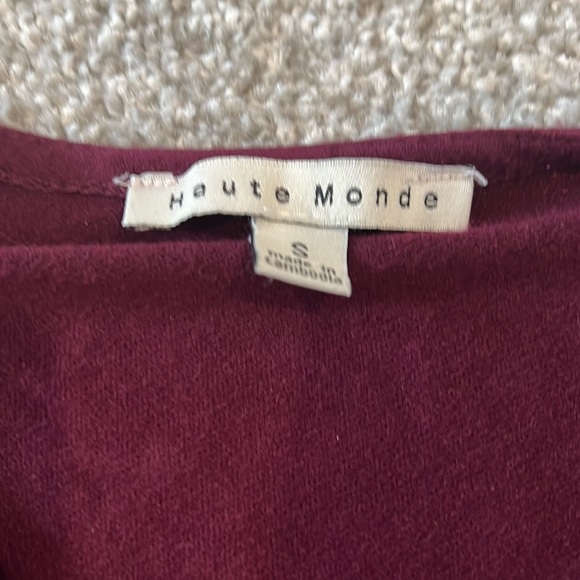 Burgundy bodysuit - Picture 4 of 5